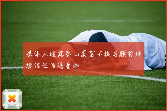 媒体人透露泰山夏窗不换后腰将继续信任马德鲁加